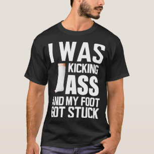 Leg Injury I was kickingand my foot got stuck T-Shirt