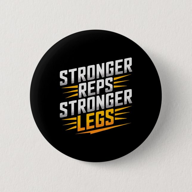 Leg Press Exercise Bodybuilding Fitness Workout Gy 2 Inch Round Button (Front)