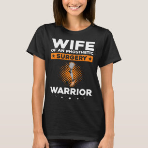 Leg Prosthetic for Leg Prosthesis and Fake Limb T-Shirt