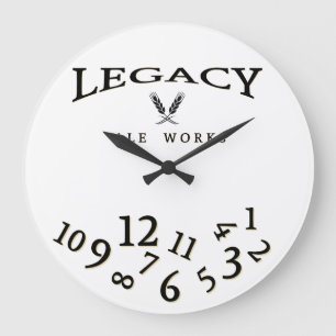 Legacy Ale Works Wall Clock