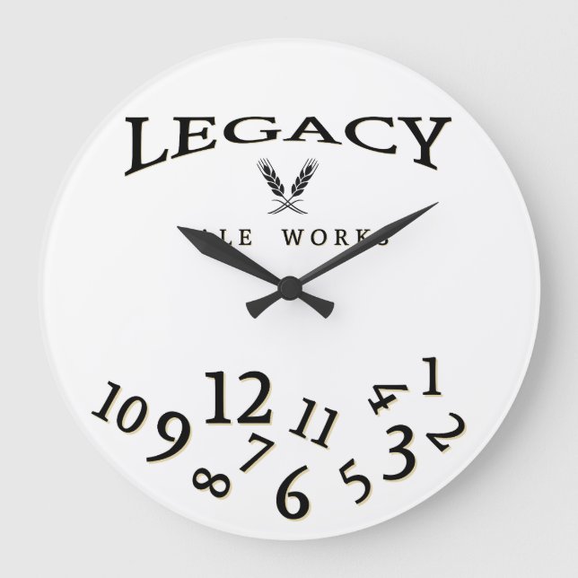 Legacy Ale Works Wall Clock (Front)