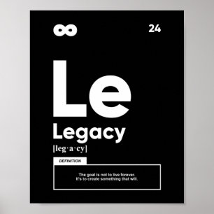 Legacy Definition   Motivational Poster