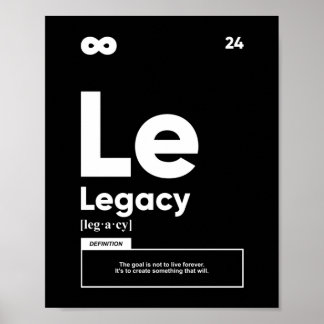 Legacy Definition | Motivational Poster