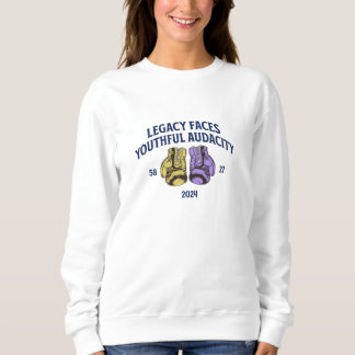 Legacy faces youthful audacity  boxe 🥊 t-shirt sweatshirt