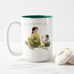 ''Legacy Grows Here'' Two-Tone Coffee Mug
