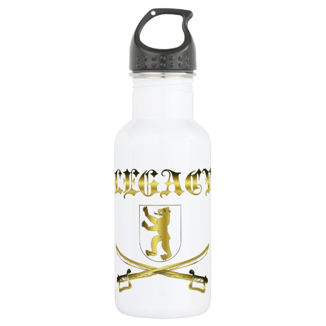 LEGACY IN GOLD - LUXURIOUS AND DISTINGUISH 532 ML WATER BOTTLE (Front)