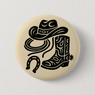 Legacy in Leather 2 Inch Round Button