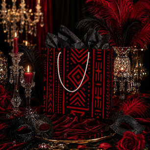 Legacy in Red African Heritage Large Gift Bag