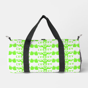 Legacy Minimalist Gym Design – Neon Green Fitness Duffle Bag
