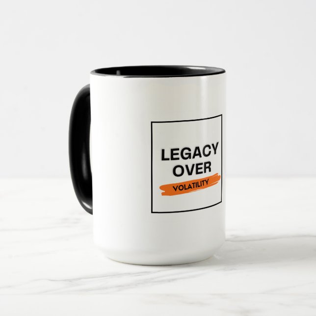 LEGACY OVER VOLATILITY - Investor Mug (Front Left)