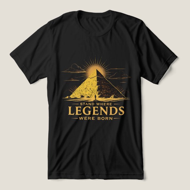 Legacy Remains Egypt Pyramid Shirt (Design Front)