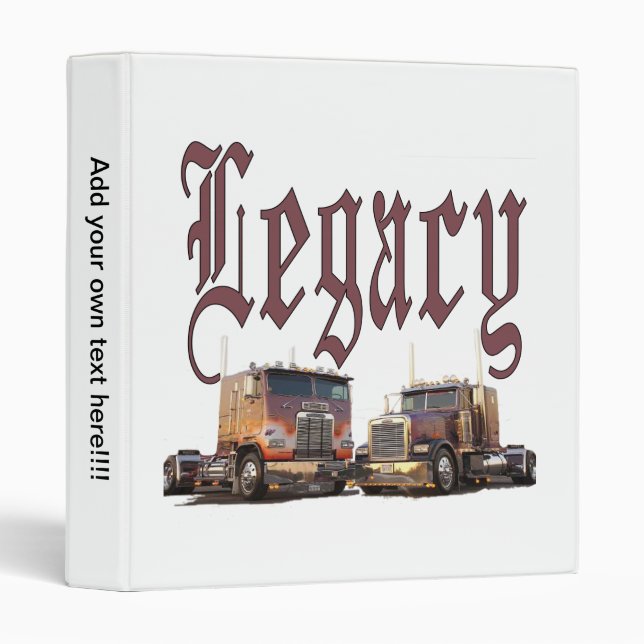 Legacy Trucker's Binder (Front/Spine)