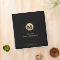 Legacy Trust Black Leather Luxury Gold Initial