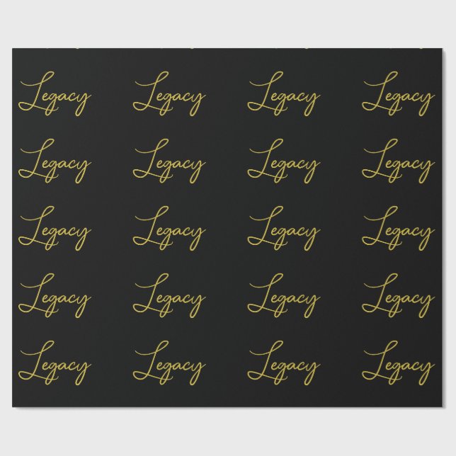 Legacy Wrapping Paper  (Flat)