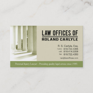 Legal2 Law Offices of Attorney Business Card