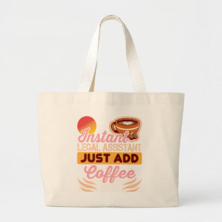 Legal Assistant Coffee Tote Bag Work