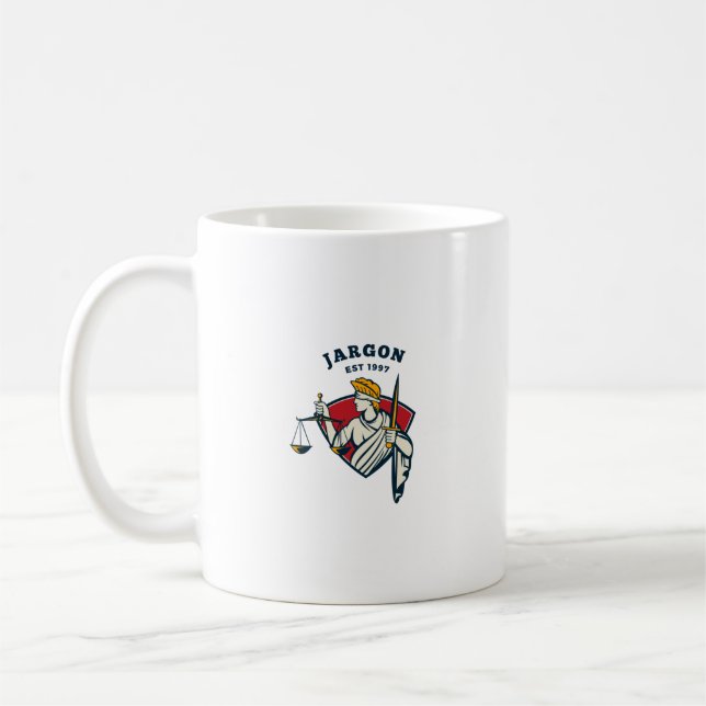 Legal Jargon mug funny joke gifts for lawyers (Left)