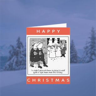 Legal Lawyers And Snowmen Happy Christmas Card