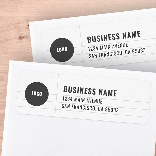 Legal Notepad Business Logo Mailing Return Address (Creator Uploaded)