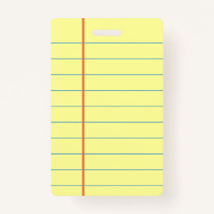 Legal Pad Badge