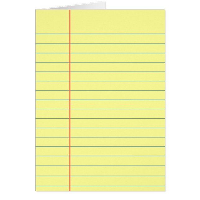 Legal Pad Pattern (Front)