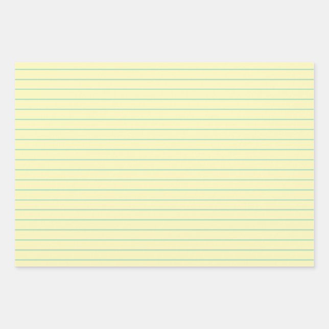 Legal Pad Wrapping Paper (Front)