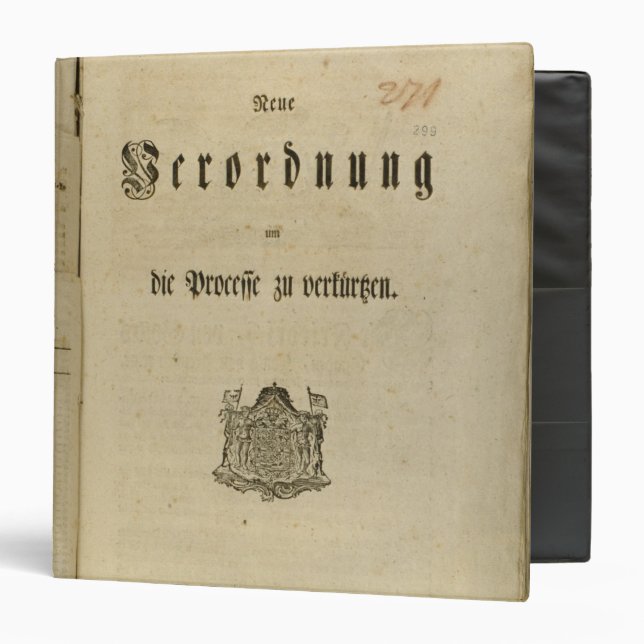 Legal Procedure of 1776 Binder (Front/Inside)