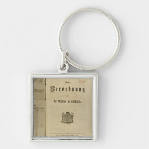 Legal Procedure of 1776 Keychain