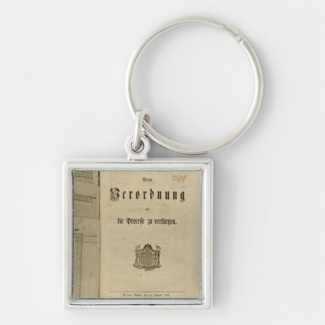 Legal Procedure of 1776 Keychain (Front)