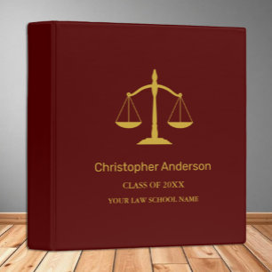 Legal Professional Graduation Binder