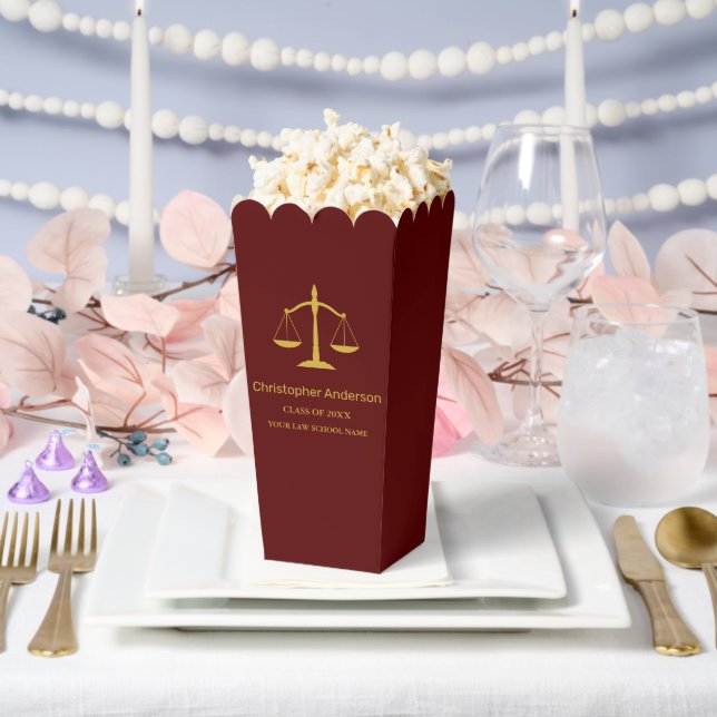 Legal Professional Graduation Party Favor Box (Wedding)