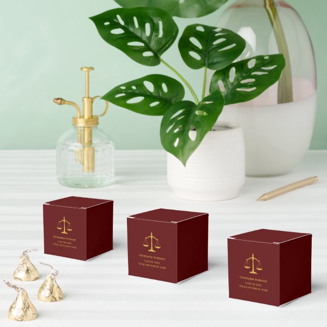 Legal Professional Graduation Party Favor Box (Multiple)