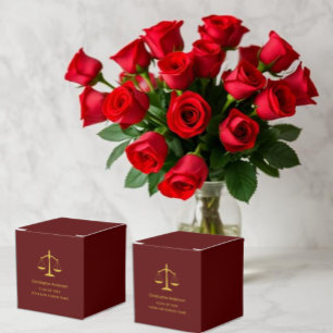 Legal Professional Graduation Party Favor Box