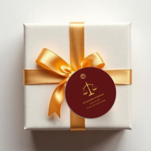Legal Professional Graduation Party Favour Tags