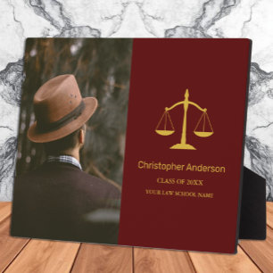 Legal Professional Graduation Party Plaque