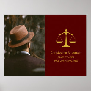 Legal Professional Graduation Party Poster