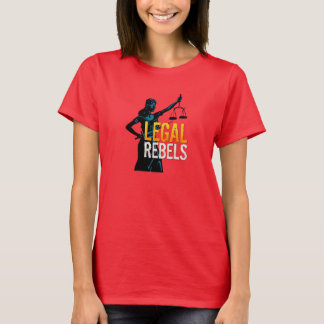 Legal Rebels Lady Justice with Custom Type Tee