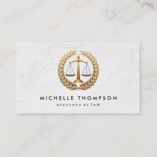 Legal Seal   Justice Business Card