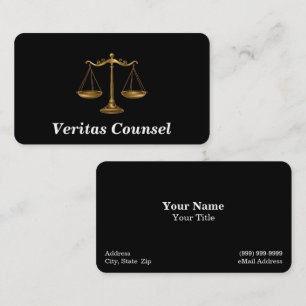 Legal Services / Lawyer / Attorney Business Card