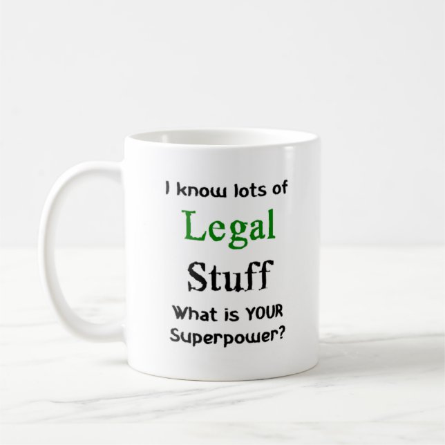 legal stuff coffee mug (Left)