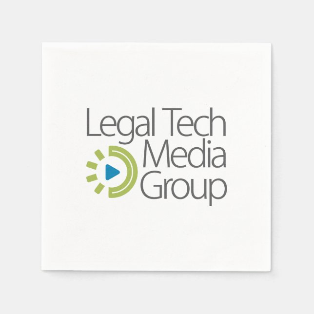 Legal Tech Media Group custom designed Napkin (Front)