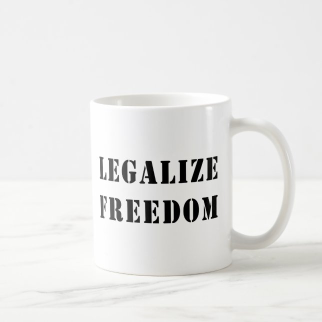 Legalize Freedom Coffee Mug (Right)