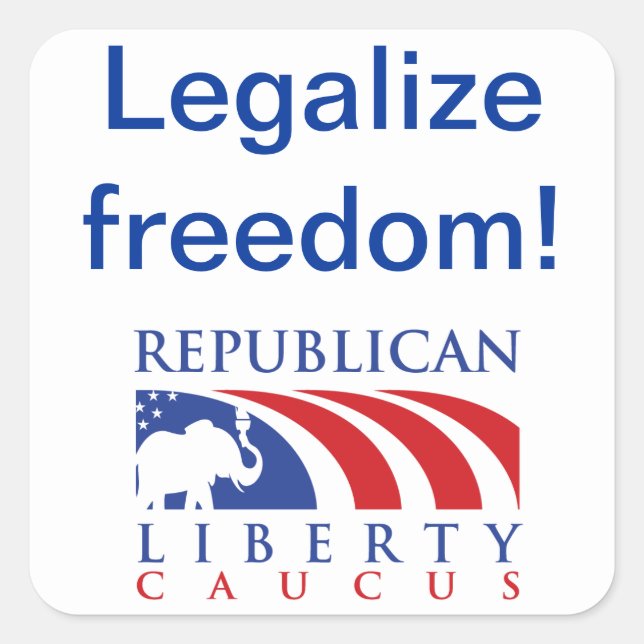 Legalize Freedom RLC stickers (Front)