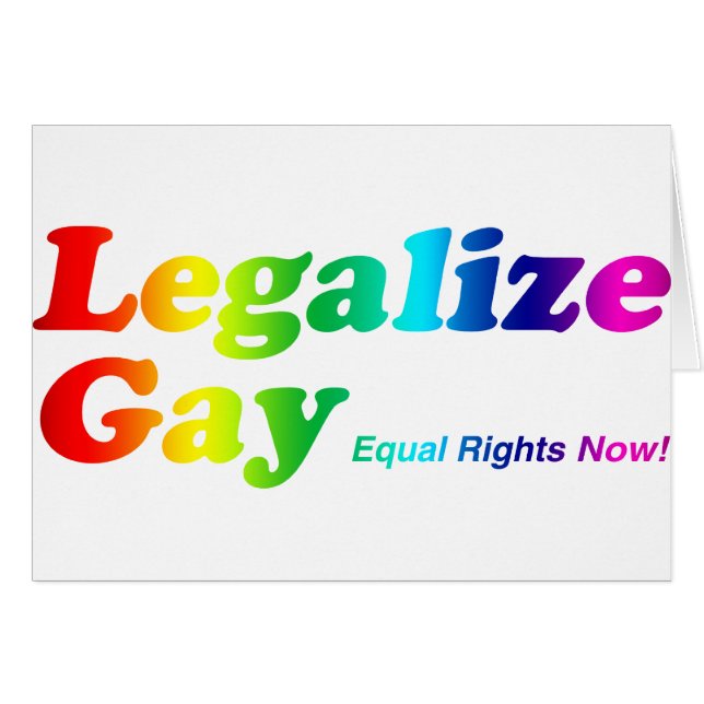 Legalize Gay (Front Horizontal)