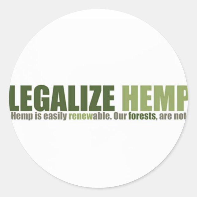 Legalize Hemp Sticker (Front)