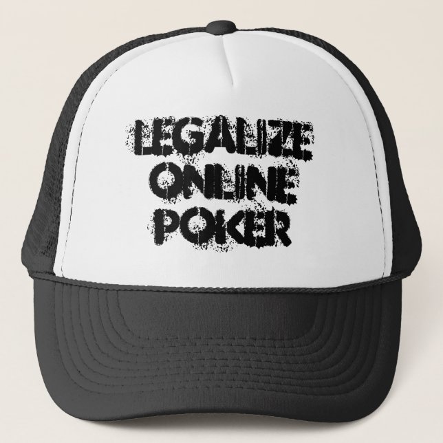 Legalize Online Poker Hat (Front)
