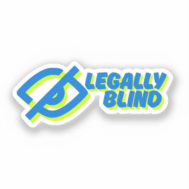 Legally Blind Symbol design (Front)