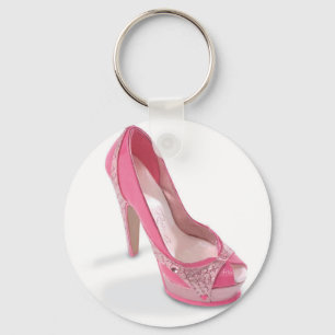 legally pink shoes keychain