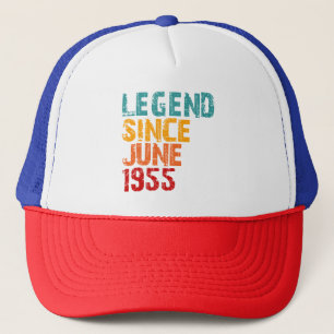 Legend 1955 70th Birthday Gifts 70 Year Old Trucker Hat
