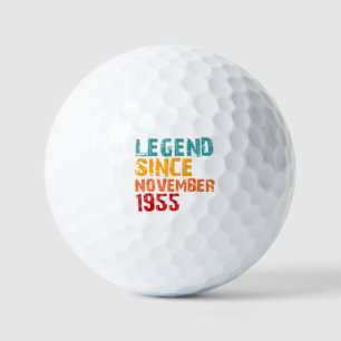 Legend 1955 70th Birthday Gifts for Men Women 70 Y Golf Balls